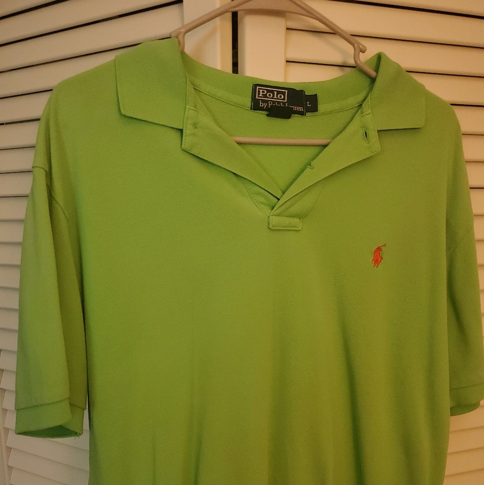 Polo Ralph Lauren lime green polo
